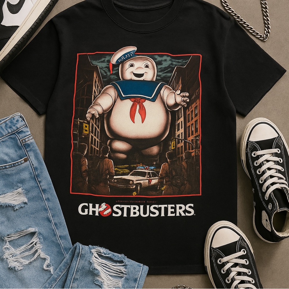 Ghostbusters Stay Puft Marshmallow Man Graphic Tee